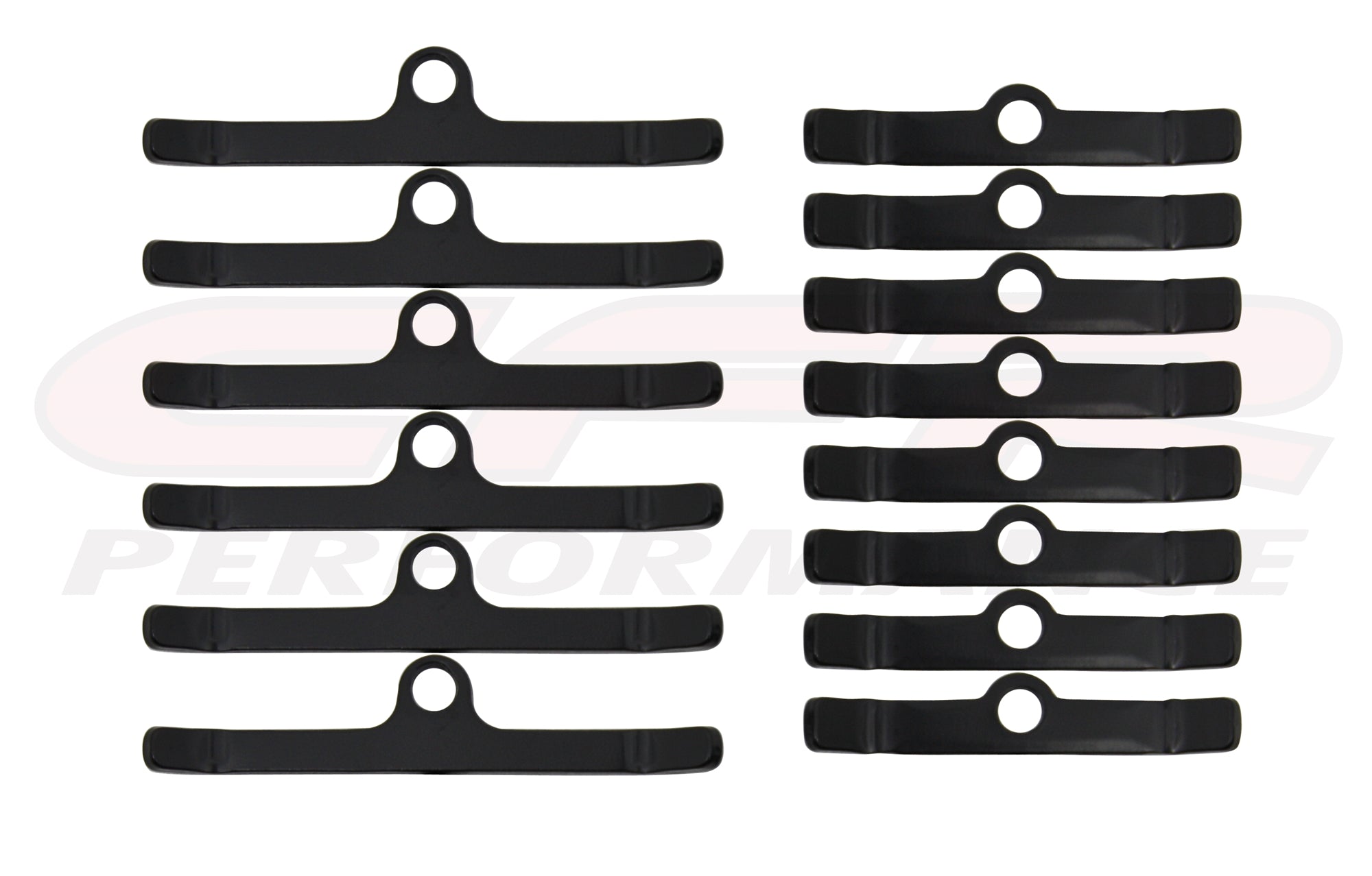 CHEVY BIG BLOCK VALVE COVER HOLDDOWN TABS/SPREADER BARS BLACK CFR