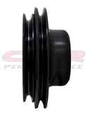 1969-85 CHEVY BIG BLOCK 2 GROOVE EDP BLACK PULLEY LONG PUMP BBC