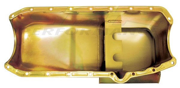 1958-79 CHEVY SMALL BLOCK 283-305-327-350-400 DRAG RACING OIL PAN - ZINC