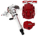 Chevy-GM Hei distributor ignition V8 65k Coil 283 305 307 327 350 383 400 427 SBC Small Block 396 427 454 BBC Big Block (Red)