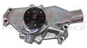 1955-78 CHEVY SMALL BLOCK ALUMINUM HIGH VOLUME SHORT WATER PUMP - POLISHED